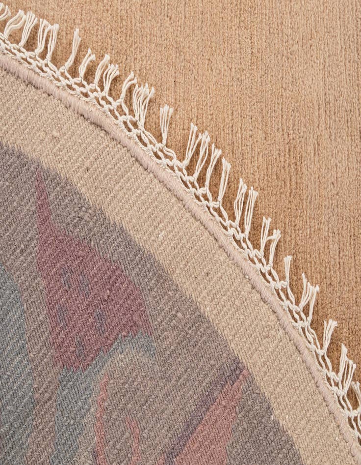 Detail image of  8' x 8' 2  Hand Knotted Tibet Wool Round Rug