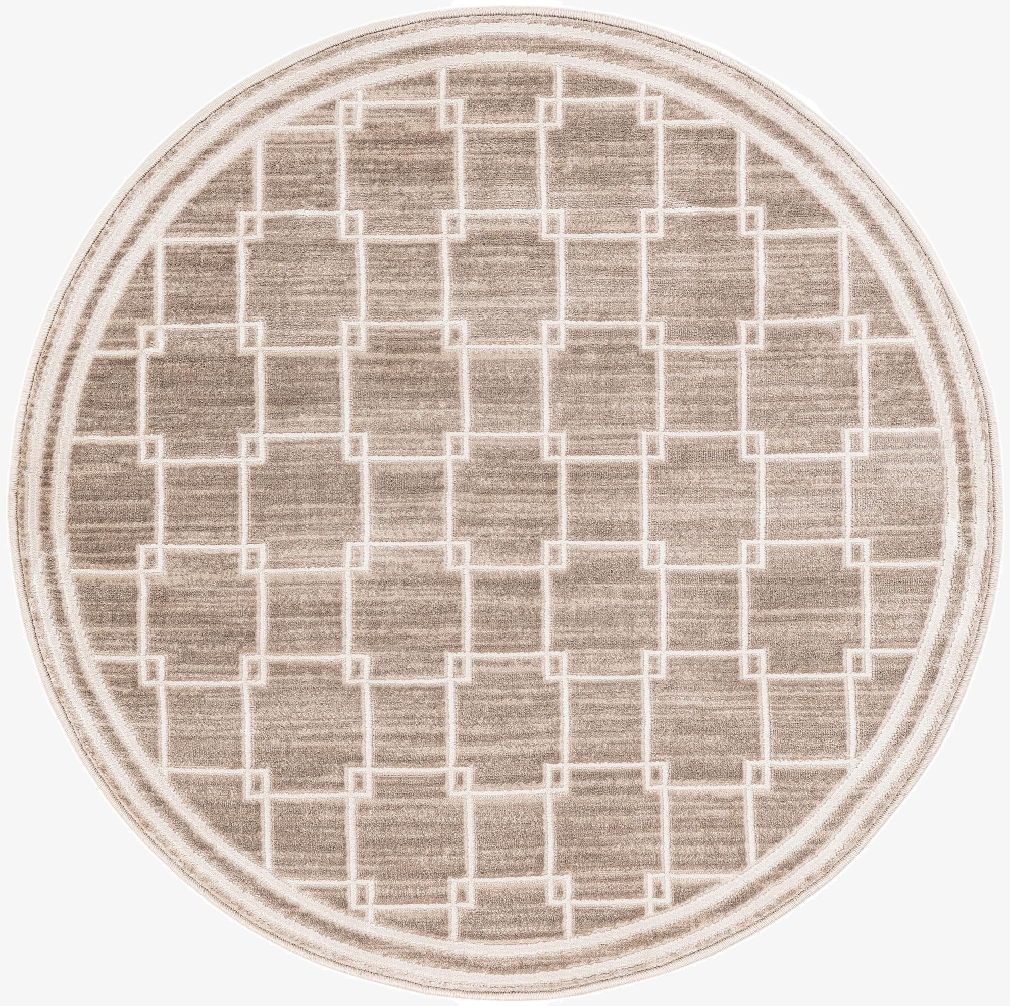 Jill Zarin 3' x 3' Metropolitan Uptown Round Rug