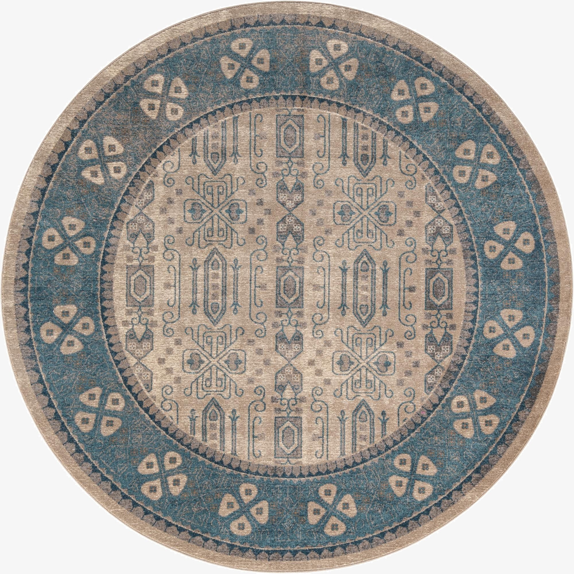  7' 3 x 7' 3 Viola Round Rug