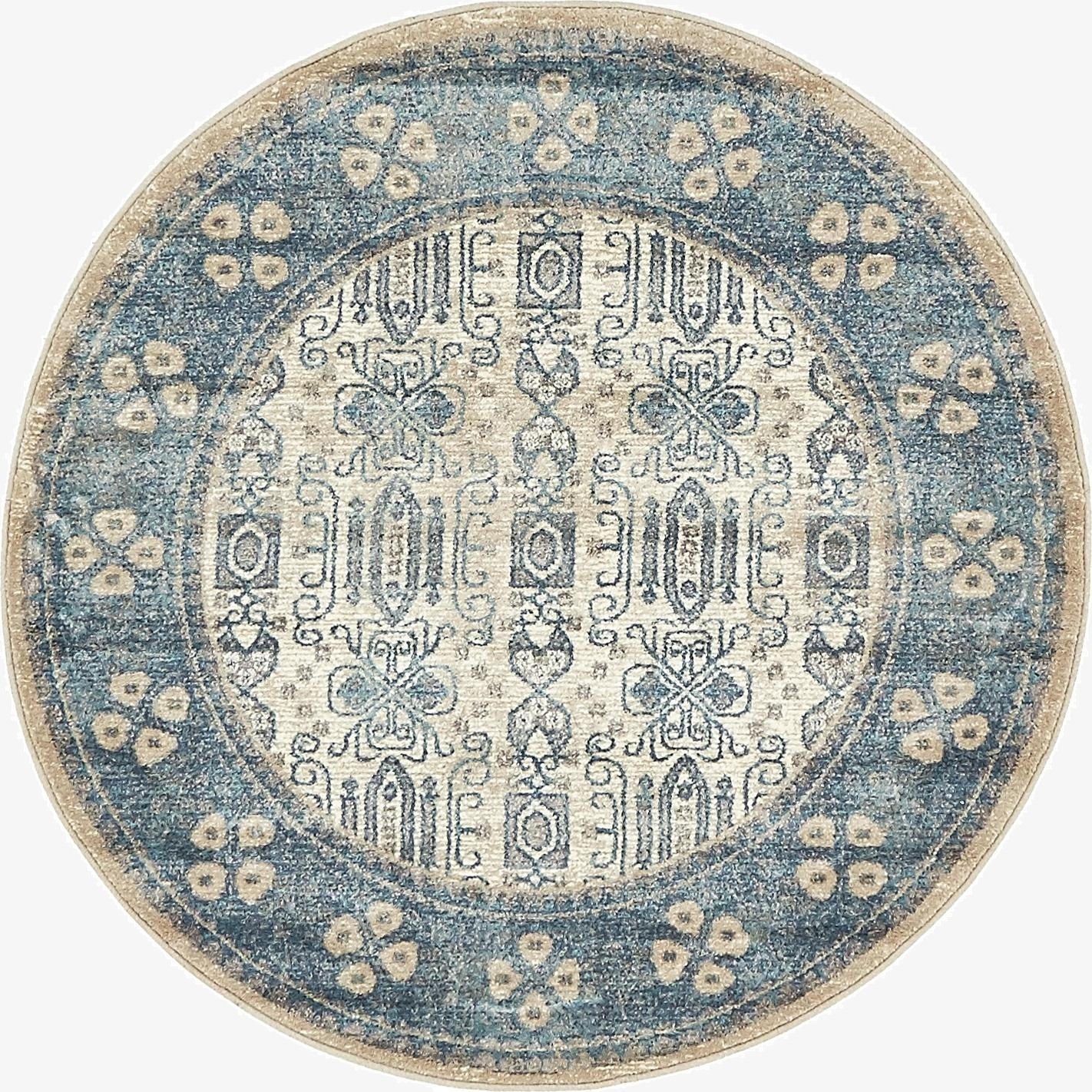  4' x 4' Viola Round Rug