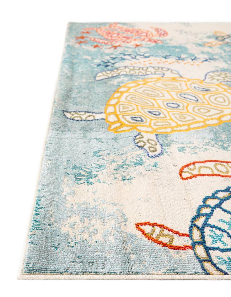 Detail image of  2' 7 x 12'  Washable Amalfi Runner Rug