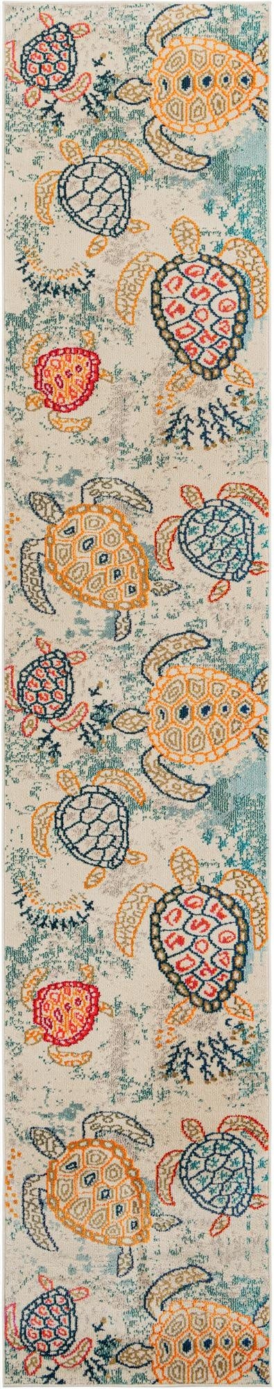  2' 7 x 13' 1  Washable Amalfi Runner Rug