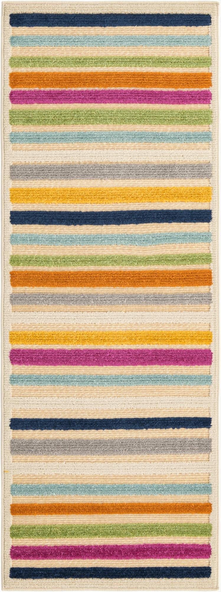 2' x 6'  Washable Aruba Indoor / Outdoor Runner Rug