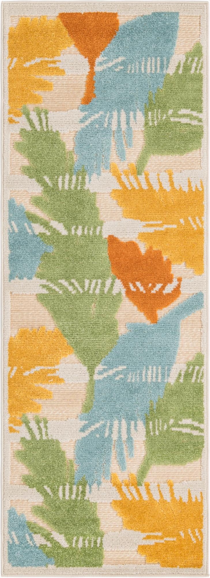  2' x 6'  Washable Aruba Indoor / Outdoor Runner Rug