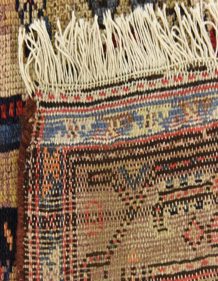 Detail image of  3' 7 x 10' 2  Hand Knotted Bakhtiar Persian Wool Runner Rug