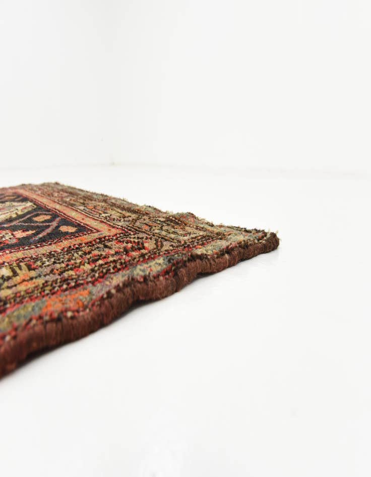 Detail image of  3' 7 x 10' 2  Hand Knotted Bakhtiar Persian Wool Runner Rug