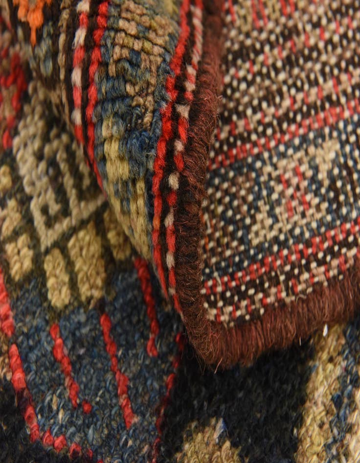 Detail image of  3' 7 x 10' 2  Hand Knotted Bakhtiar Persian Wool Runner Rug