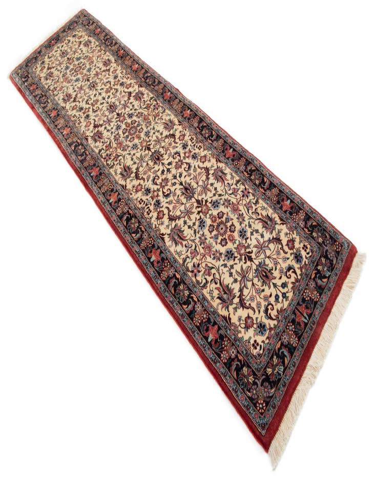 Detail image of  2' 5 x 8' 6 Bidjar With Silk Runner Rug