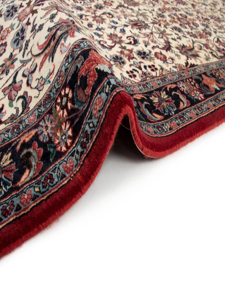 Detail image of  2' 5 x 8' 6 Bidjar With Silk Runner Rug