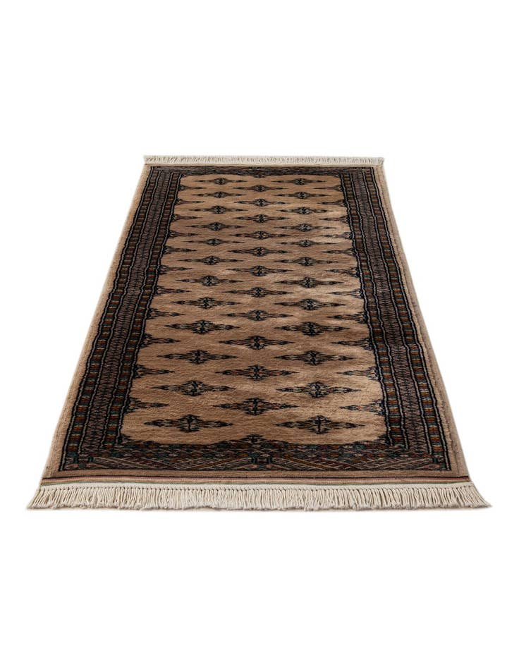 Detail image of  2' 1 x 6' 1  Hand Knotted Bokhara Oriental Wool Runner Rug