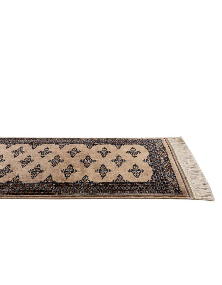 Detail image of  2' 1 x 6' 1  Hand Knotted Bokhara Oriental Wool Runner Rug
