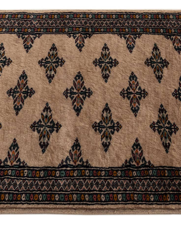 Detail image of  2' 1 x 6' 1  Hand Knotted Bokhara Oriental Wool Runner Rug