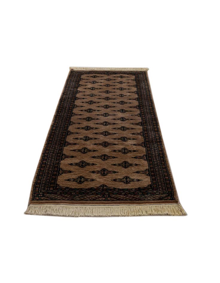 Detail image of  2' 1 x 6' 4  Hand Knotted Bokhara Oriental Wool Runner Rug