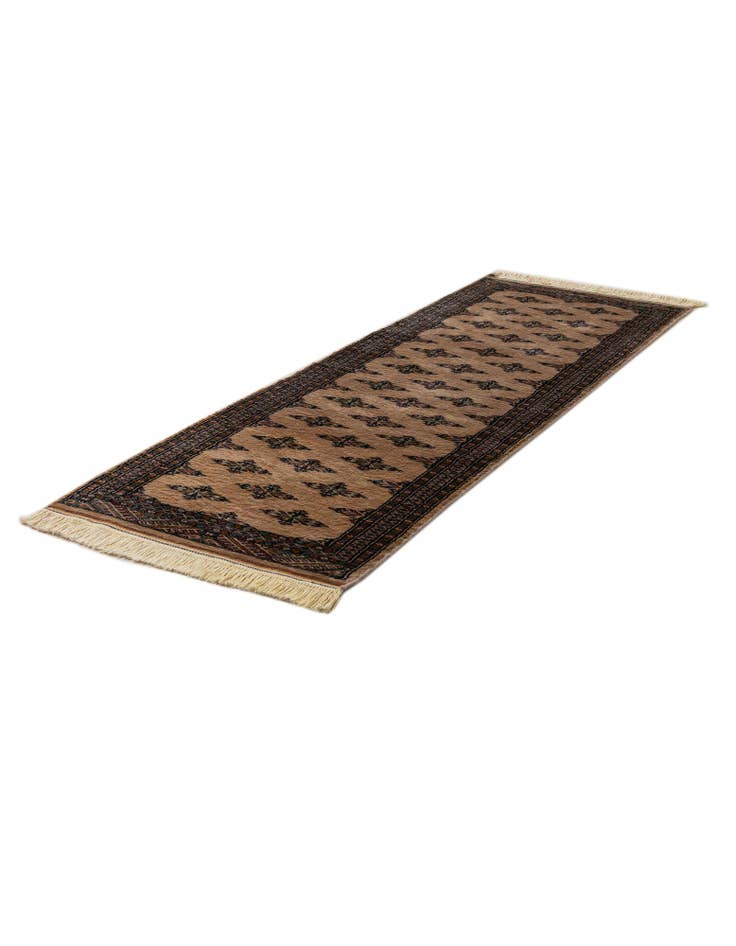 Detail image of  2' 1 x 6' 4  Hand Knotted Bokhara Oriental Wool Runner Rug