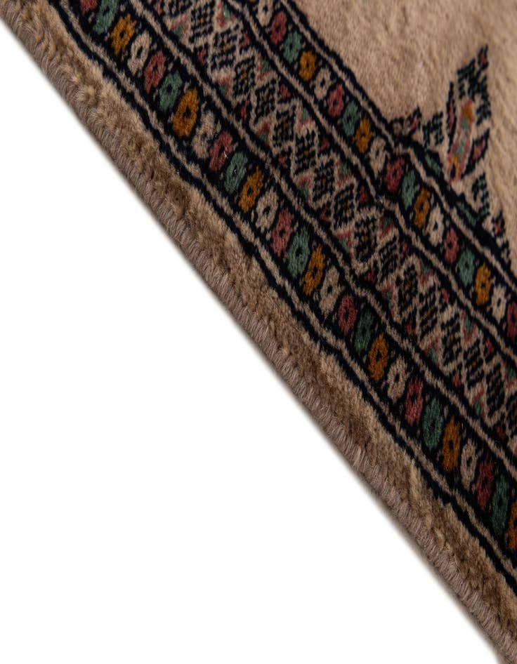 Detail image of  2' 1 x 6' 4  Hand Knotted Bokhara Oriental Wool Runner Rug