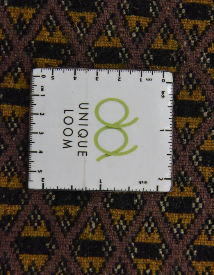 Detail image of  3' 3 x 11'  Hand Knotted Bokhara Oriental Wool Runner Rug