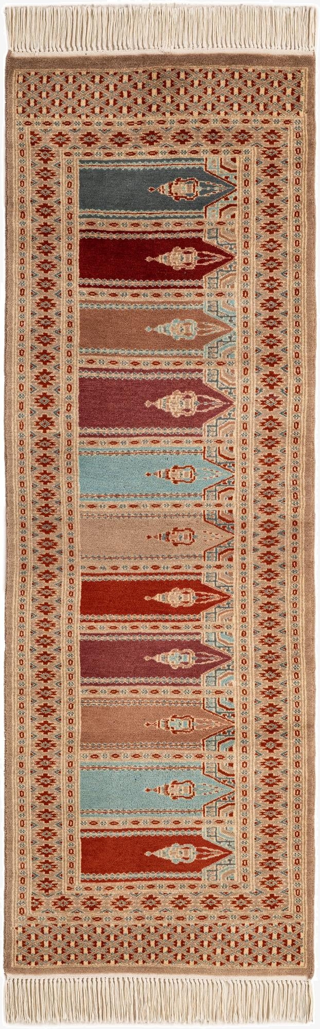  2' x 6'  Hand Knotted Bokhara Oriental Wool Runner Rug