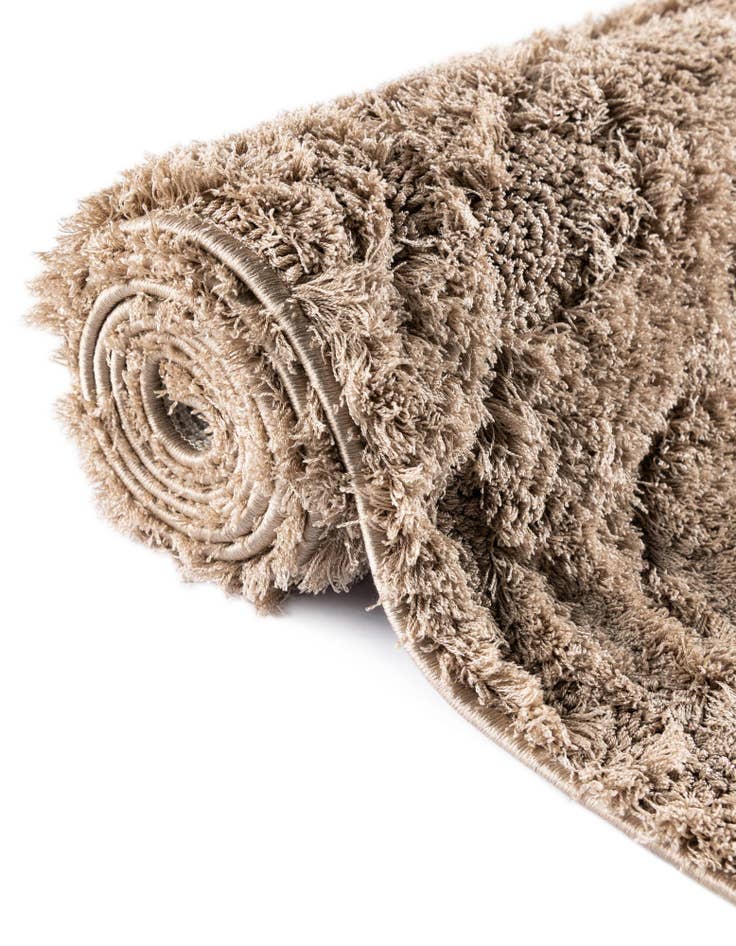 Detail image of  2' x 6' 7 Botanical Shag Runner Rug