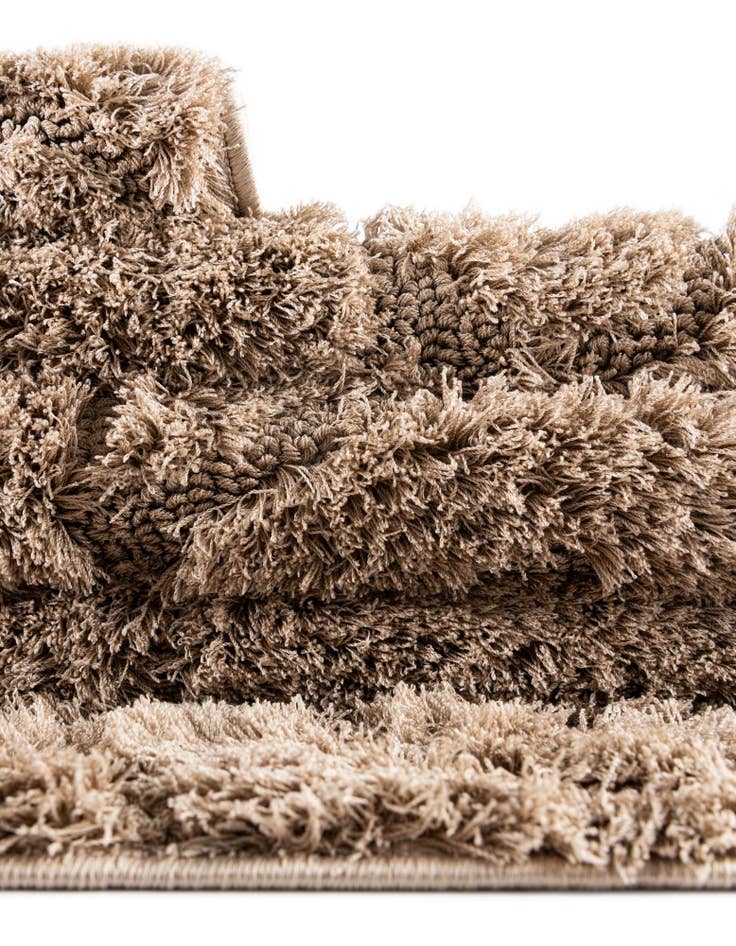 Detail image of  2' x 6' 7 Botanical Shag Runner Rug
