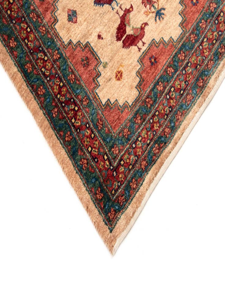 Detail image of 2' 10 x 10' 5 Bulurbaft Wool Runner Rug