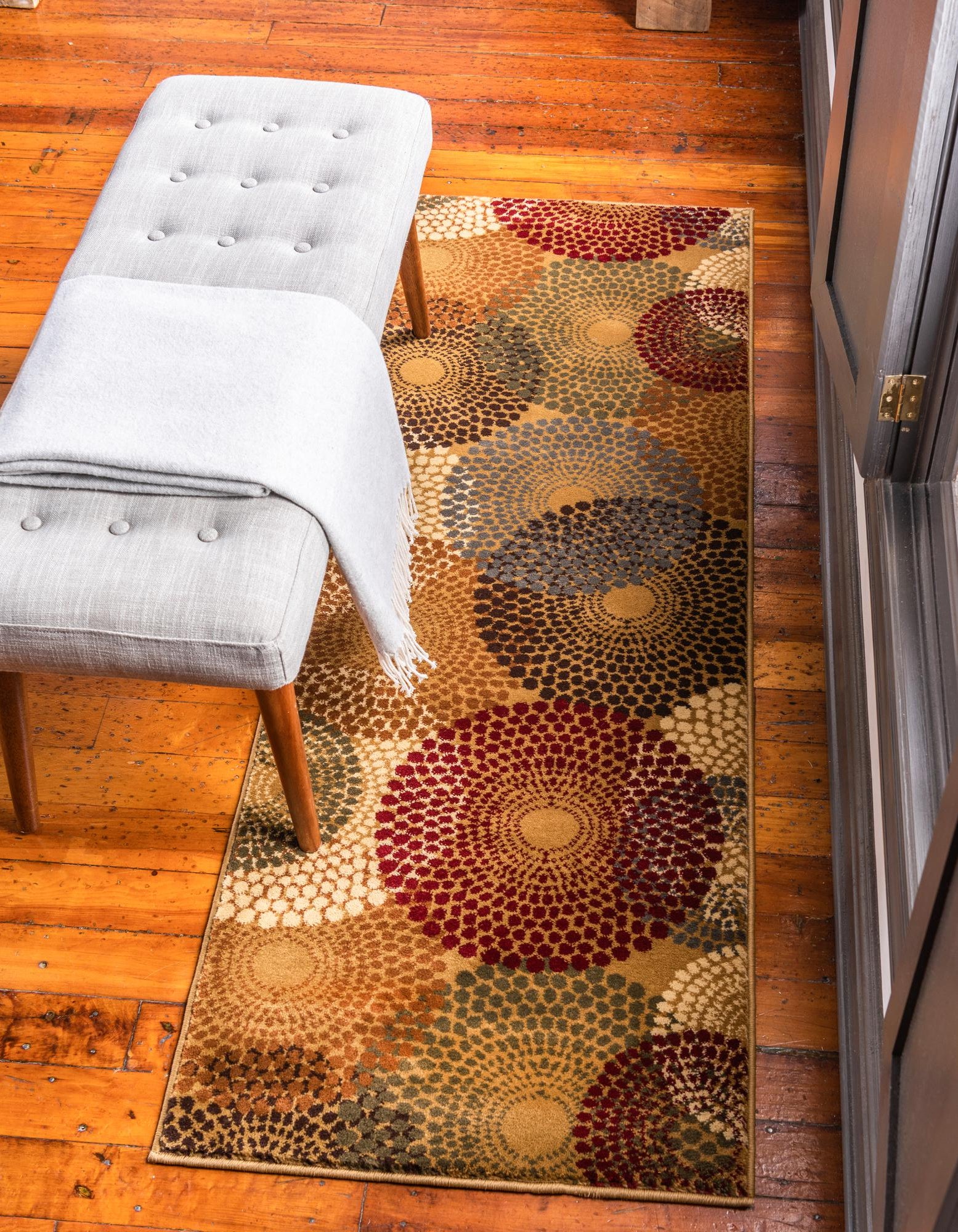 Beige 2' 2 x 6' Cafe Runner Rug | Rugs.com