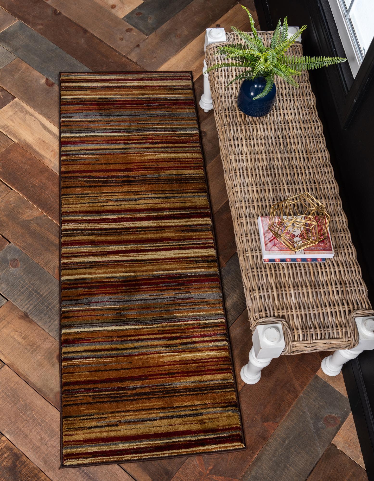 Beige 2' 2 x 10' Cafe Runner Rug | Rugs.com