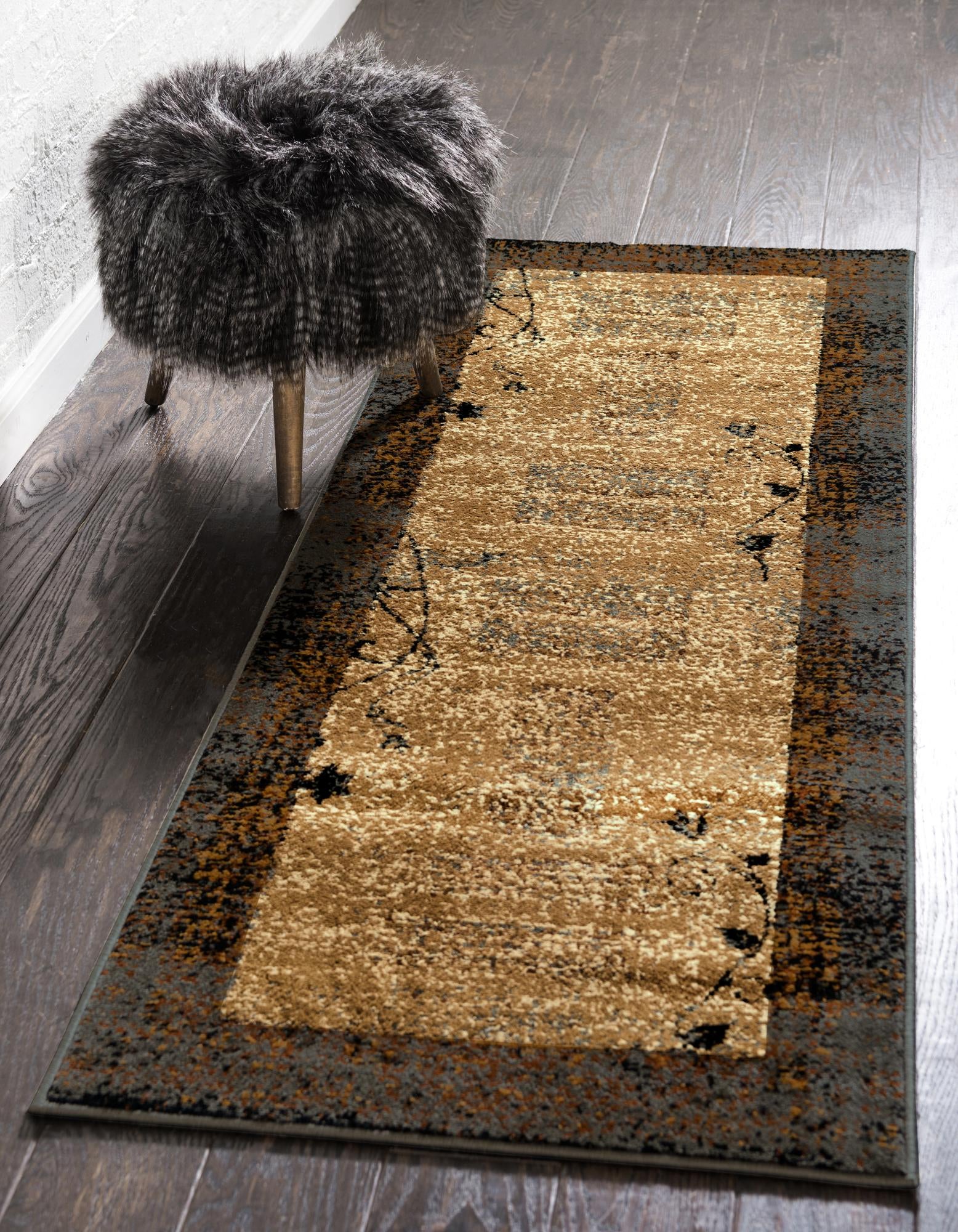 Beige 2' 7 x 16' Cafe Runner Rug | Rugs.com