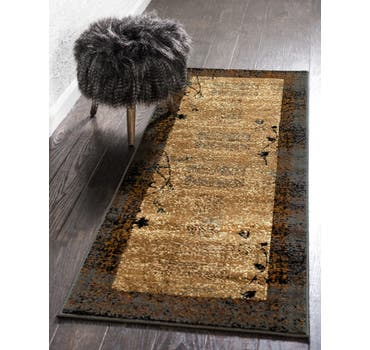 Beige 2' 7 x 16' Cafe Runner Rug | Rugs.com