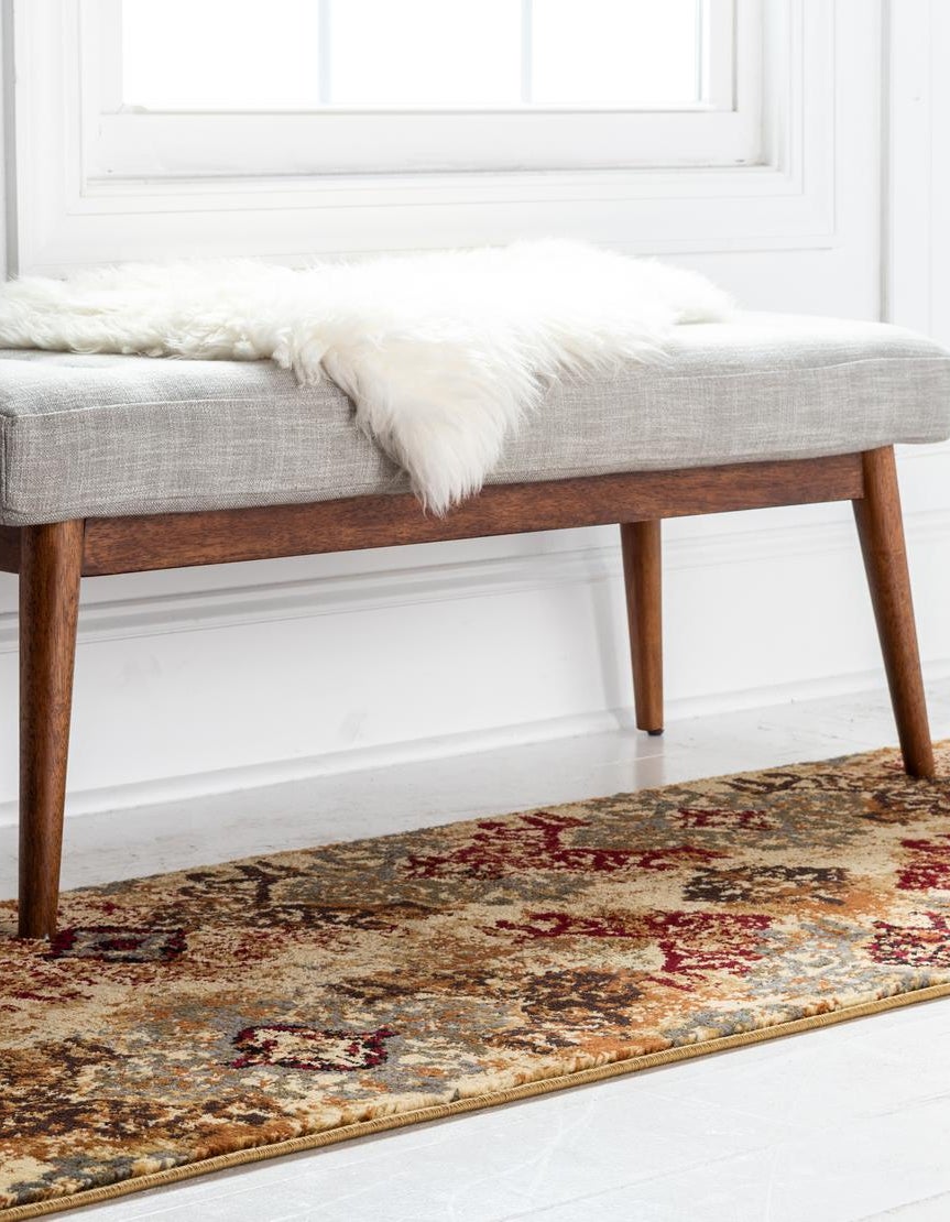 Beige 2' 7 x 12' Cafe Runner Rug | Rugs.com