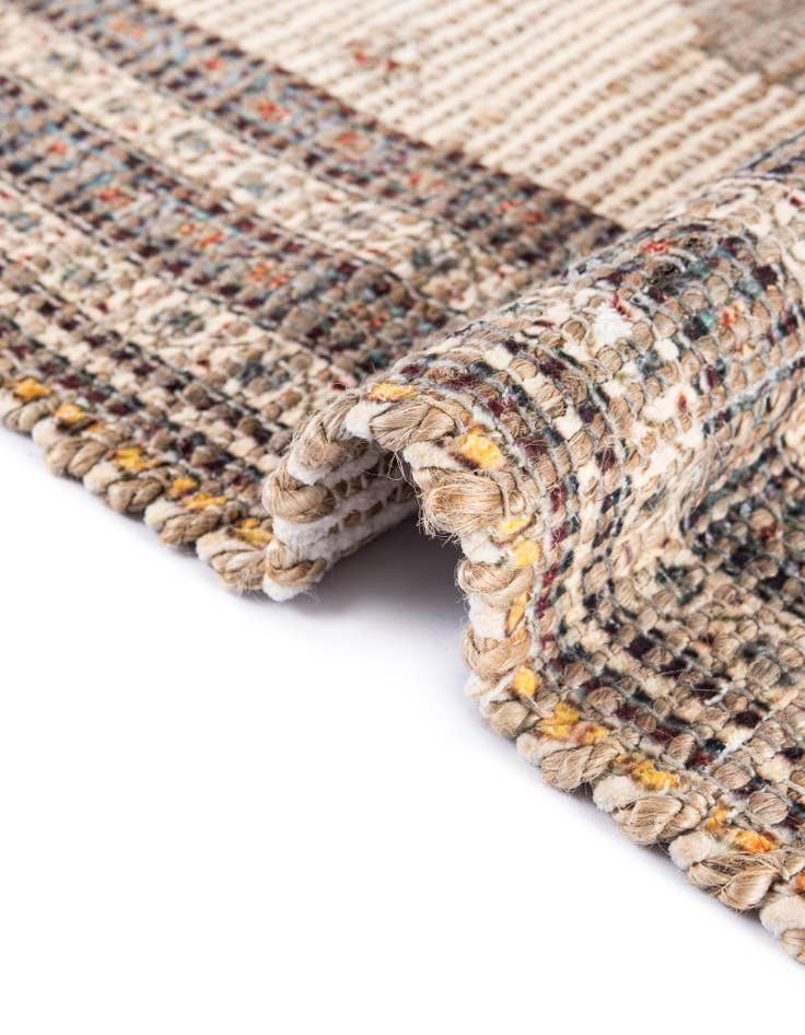 Detail image of  2' 2 x 8' Chenille Jute Runner Rug