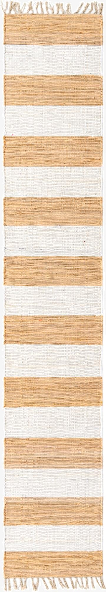  2' 2 x 12'  Hand Woven Chindi Rag Runner Rug