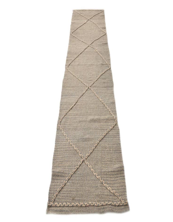 Detail image of  2' 6 x 10'  Hand Knotted Darya Wool Runner Rug