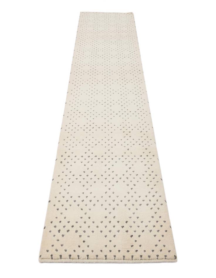 Detail image of  2' 6 x 9' 5  Hand Knotted Darya Wool Runner Rug