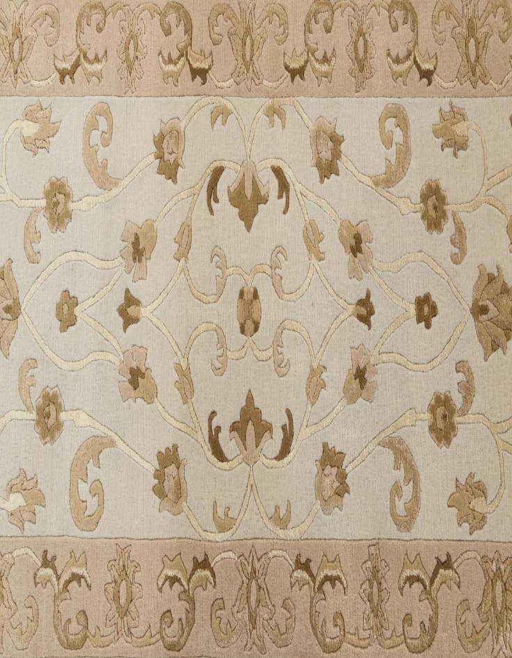 Detail image of  2' 8 x 9' 8  Hand Knotted Darya Wool Runner Rug