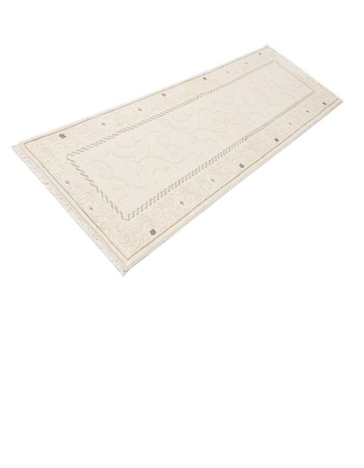 Detail image of  2' 8 x 10'  Hand Knotted Darya Wool Runner Rug