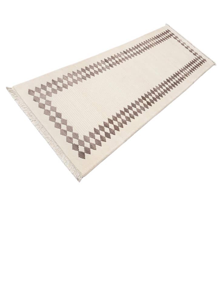 Detail image of  2' 8 x 9' 9  Hand Knotted Darya Wool Runner Rug