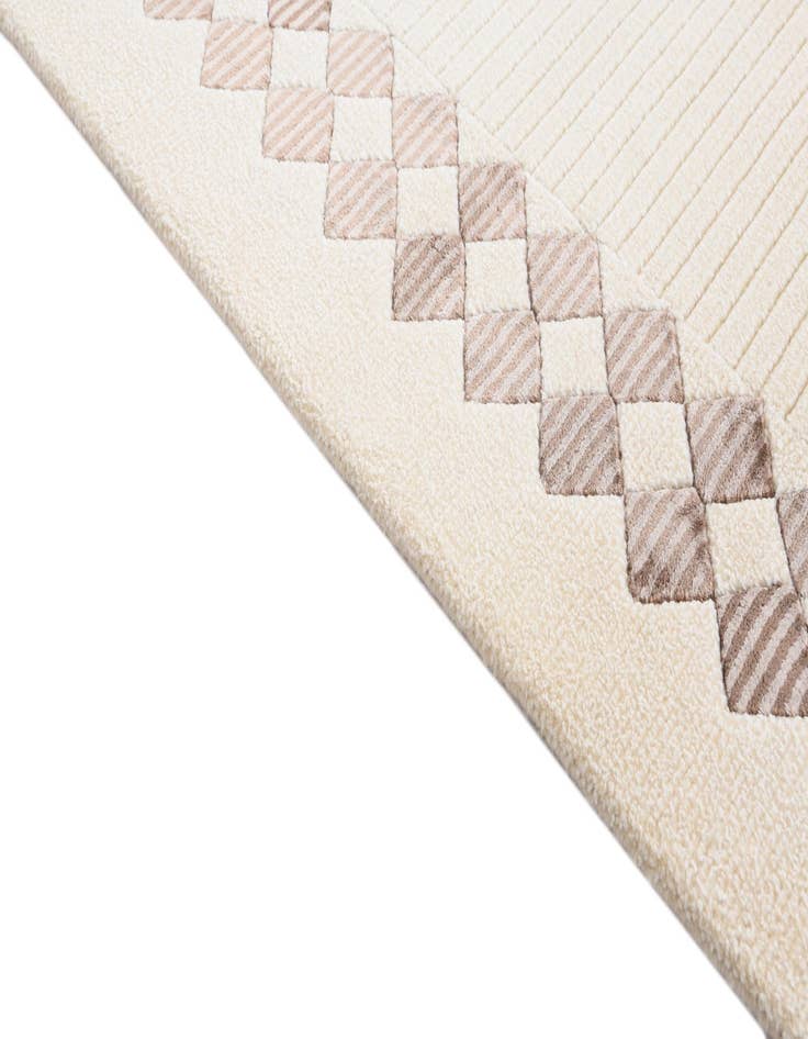 Detail image of  2' 8 x 9' 9  Hand Knotted Darya Wool Runner Rug