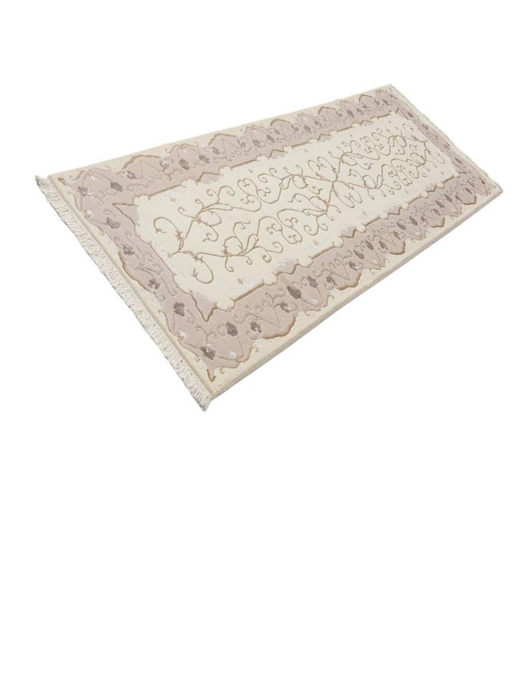 Detail image of  2' 11 x 9' 9  Hand Knotted Darya Wool Runner Rug