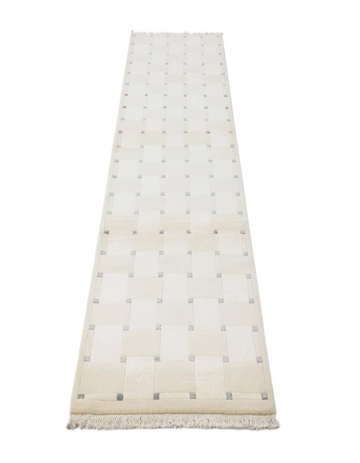 Detail image of  2' 8 x 9' 10  Hand Knotted Darya Wool Runner Rug