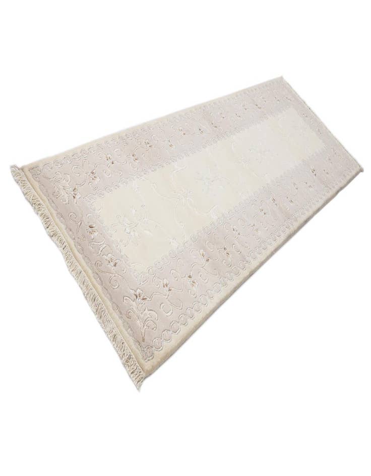 Detail image of  2' 10 x 9' 11  Hand Knotted Darya Wool Runner Rug