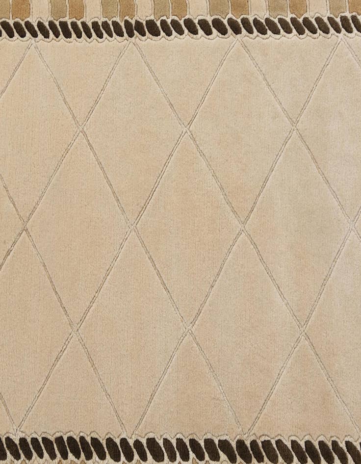 Detail image of  3' 3 x 13'  Hand Knotted Darya Wool Runner Rug