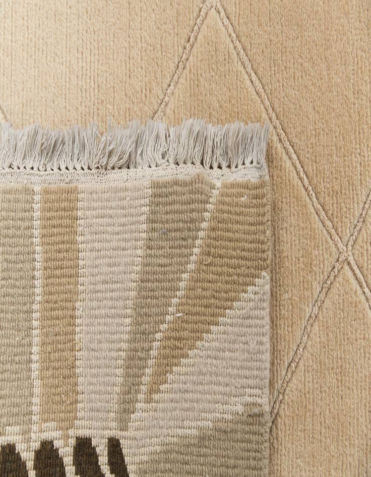 Detail image of  3' 5 x 13' 9  Hand Knotted Darya Wool Runner Rug