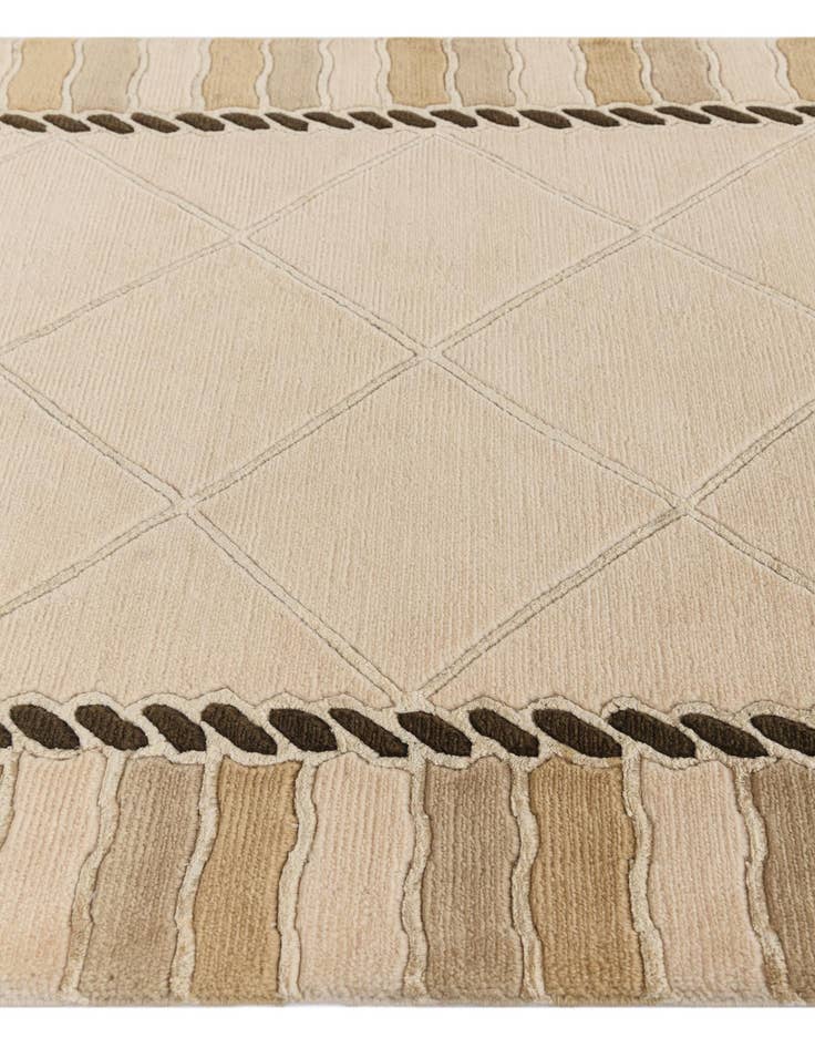 Detail image of  3' 4 x 13' 8  Hand Knotted Darya Wool Runner Rug