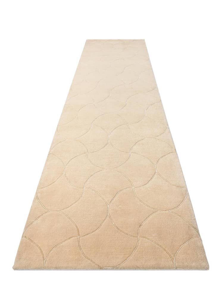 Detail image of  3' 5 x 13' 9  Hand Knotted Darya Wool Runner Rug