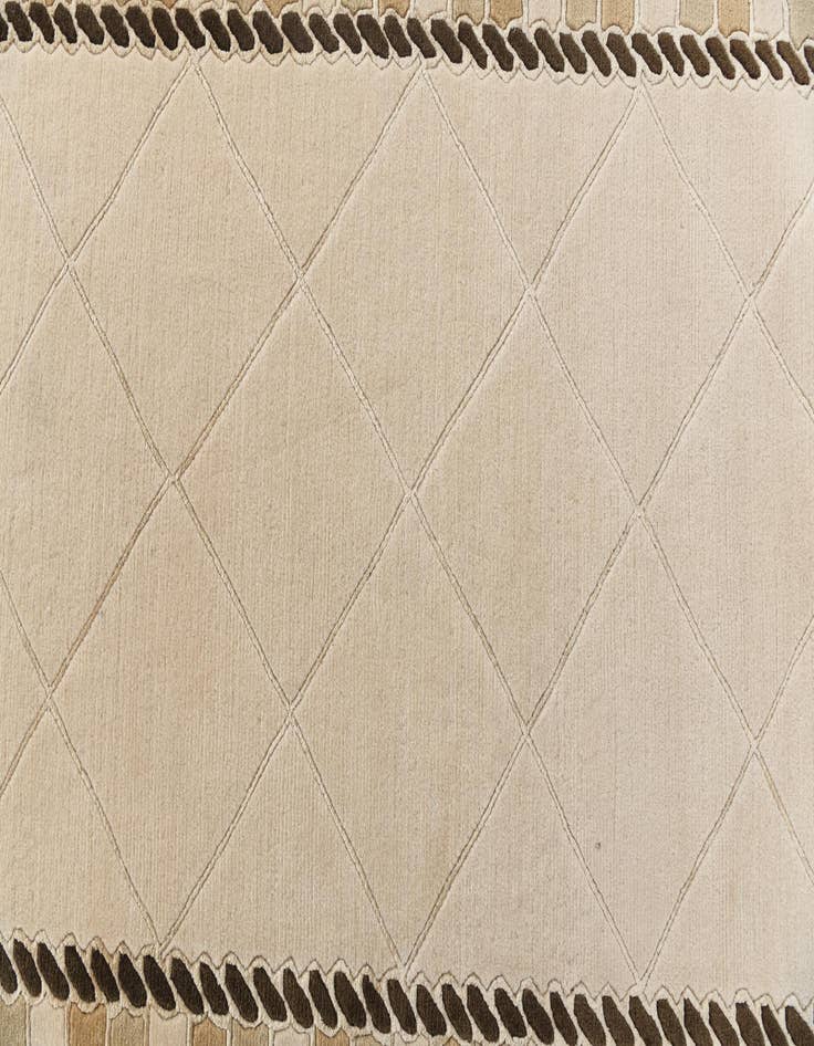 Detail image of  3' 5 x 16' 1  Hand Knotted Darya Wool Runner Rug