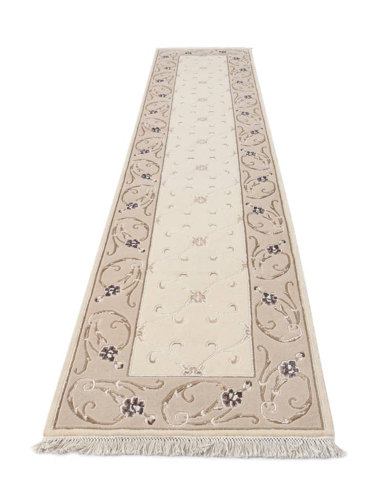 Detail image of  2' 10 x 13' 1  Hand Knotted Darya Wool Runner Rug