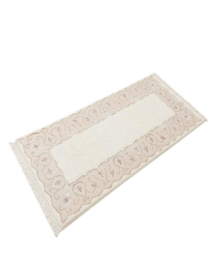 Detail image of  2' 8 x 6' 7  Hand Knotted Darya Wool Runner Rug