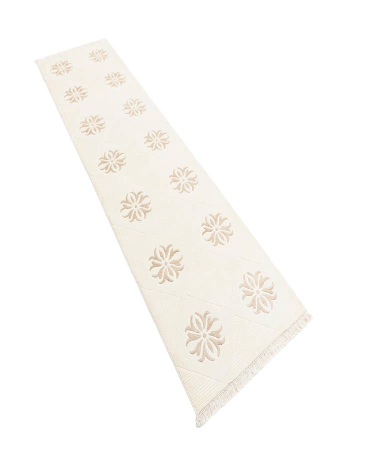 Detail image of  2' 7 x 9' 8  Hand Knotted Darya Wool Runner Rug