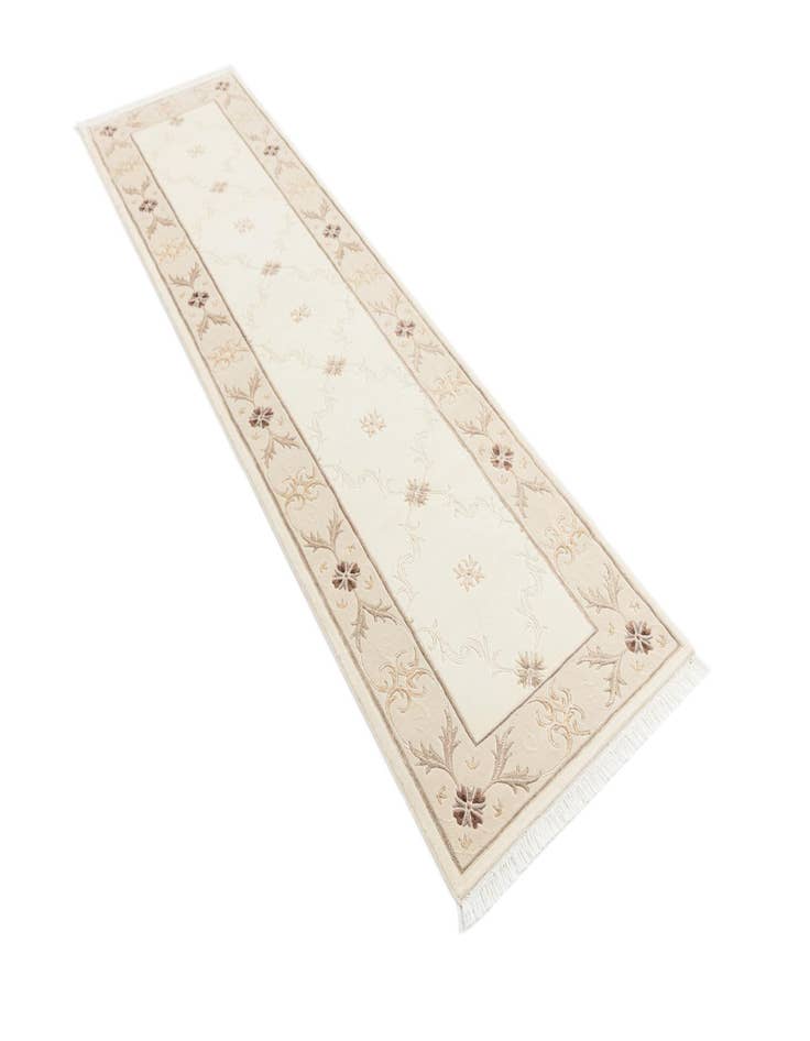 Detail image of  2' 7 x 9' 4  Hand Knotted Darya Wool Runner Rug