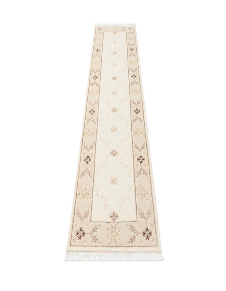 Detail image of  2' 7 x 9' 4  Hand Knotted Darya Wool Runner Rug